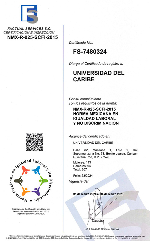 Certificación NOM 025